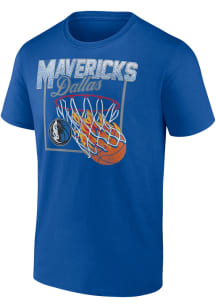 Dallas Mavericks Blue Cotton Alley Oop Short Sleeve T Shirt