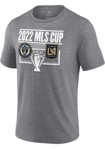 Philadelphia Union Grey 2022 Conference Champs Matchup Short Sleeve Fashion T Shirt
