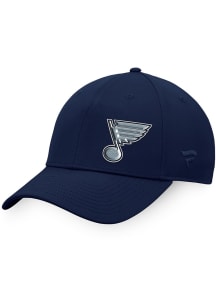 St Louis Blues 2023 Authentic Pro Road Structured Adjustable Hat - Blue