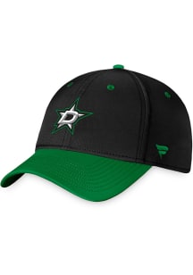 Dallas Stars Mens Black 2023 Authentic Pro 2T Stretch Flex Hat