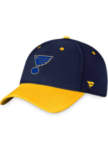 St Louis Blues Mens Blue 2023 Authentic Pro 2T Stretch Flex Hat