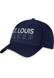 St Louis Blues Mens Blue 2023 Authentic Pro Road Stretch Flex Hat