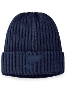 St Louis Blues Blue 2023 Authentic Pro Road Cuff Mens Knit Hat