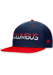 Columbus Blue Jackets Blue 2023 Authentic Pro Debossed Mens Snapback Hat