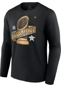 Houston Astros Black 2022 World Series Champions Parade Long Sleeve T Shirt