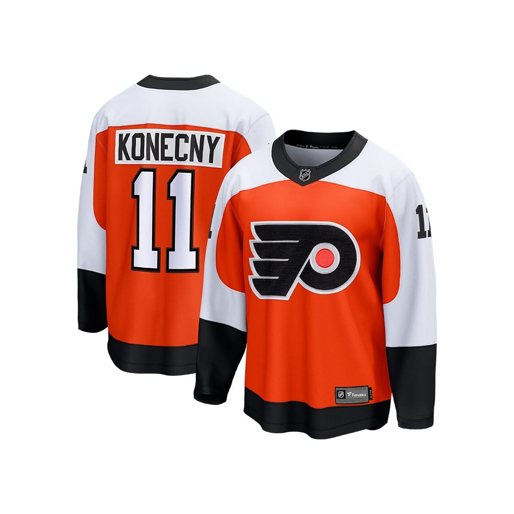 Philly Flyers Jersey Travis Konecny Philadelphia Flyers Mens BLACK