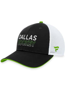 Dallas Stars 2023 Authentic Pro Alt Jersey Trucker Adjustable Hat - Black