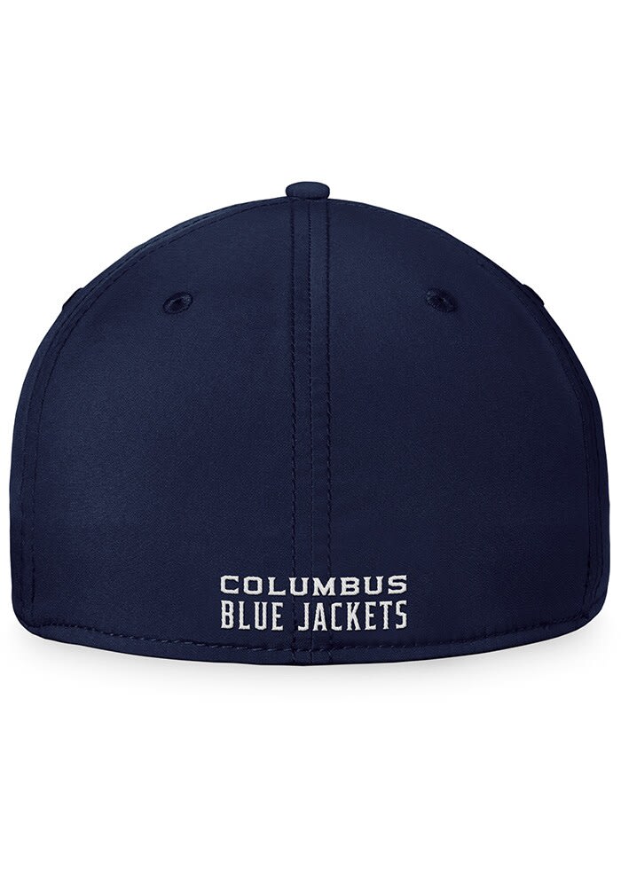 Columbus Blue Jackets Mens Heathered Tonal Structured Stretch Flex Hat