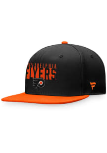 Philadelphia Flyers Orange 2T Side Patch Fundamental Mens Snapback Hat