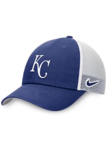 Nike Kansas City Royals H86 Trucker Adjustable Hat - Blue