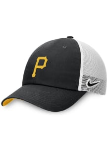 Nike Pittsburgh Pirates H86 Trucker Adjustable Hat - Black