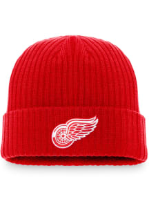 Detroit Red Wings Red Beanie Mens Knit Hat