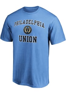Philadelphia Union Light Blue Heart and Soul Short Sleeve T Shirt