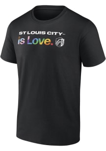 St Louis City SC Black Pride Short Sleeve T Shirt