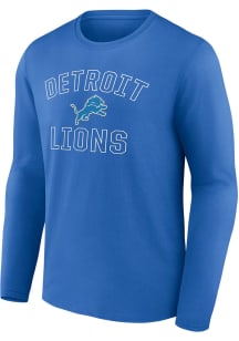 Detroit Lions Blue Victory Arch Long Sleeve T Shirt
