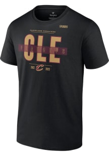 Cleveland Cavaliers Black 2023 Playoff Participant Short Sleeve T Shirt