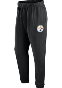 Pittsburgh Steelers Mens Black Primary Cotton Sweatpants