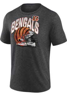 Cincinnati Bengals Charcoal End Around Short Sleeve Fashion T Shirt