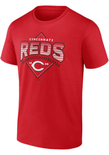 Cincinnati Reds Red Fundamentals Cotton Ahead Short Sleeve T Shirt