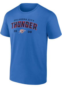 Oklahoma City Thunder Blue Summer Promo Short Sleeve T Shirt