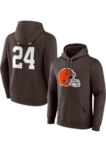 Nick Chubb Cleveland Browns Mens Brown Player Icon Player Hood