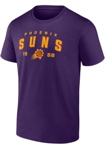 Phoenix Suns Purple Summer Promo Short Sleeve T Shirt
