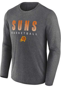 Phoenix Suns Charcoal Iconic Poly Where Legends Play Long Sleeve T-Shirt