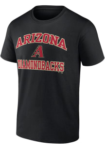 Arizona Diamondbacks Black Heart and Soul Short Sleeve T Shirt