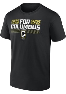 Columbus Crew Black TEAM PHRASE Short Sleeve T Shirt