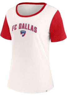 FC Dallas Womens White Volley Short Sleeve T-Shirt