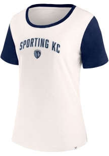Sporting Kansas City Womens White Volley Short Sleeve T-Shirt