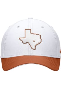 Nike Texas Longhorns Mens White Swooshflex Flex Hat