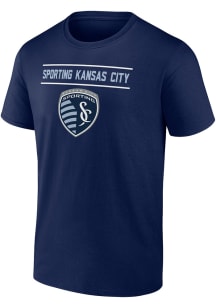 Sporting Kansas City Navy Blue Amazing Goal Short Sleeve T Shirt