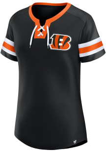 Cincinnati Bengals Womens Athena Sunday Best Fashion Football Jersey - Black
