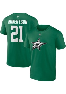 Jason Robertson Dallas Stars Green Home Short Sleeve Player T Shirt