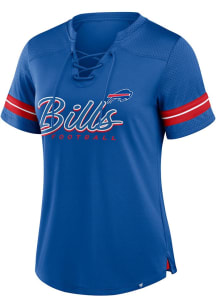 Buffalo Bills Womens Play Script Fashion Football Jersey - Blue