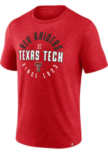 Texas Tech Red Raiders Red Circle Stack Short Sleeve T Shirt