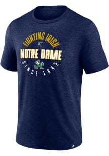 Notre Dame Fighting Irish Navy Blue Circle Stack Short Sleeve T Shirt