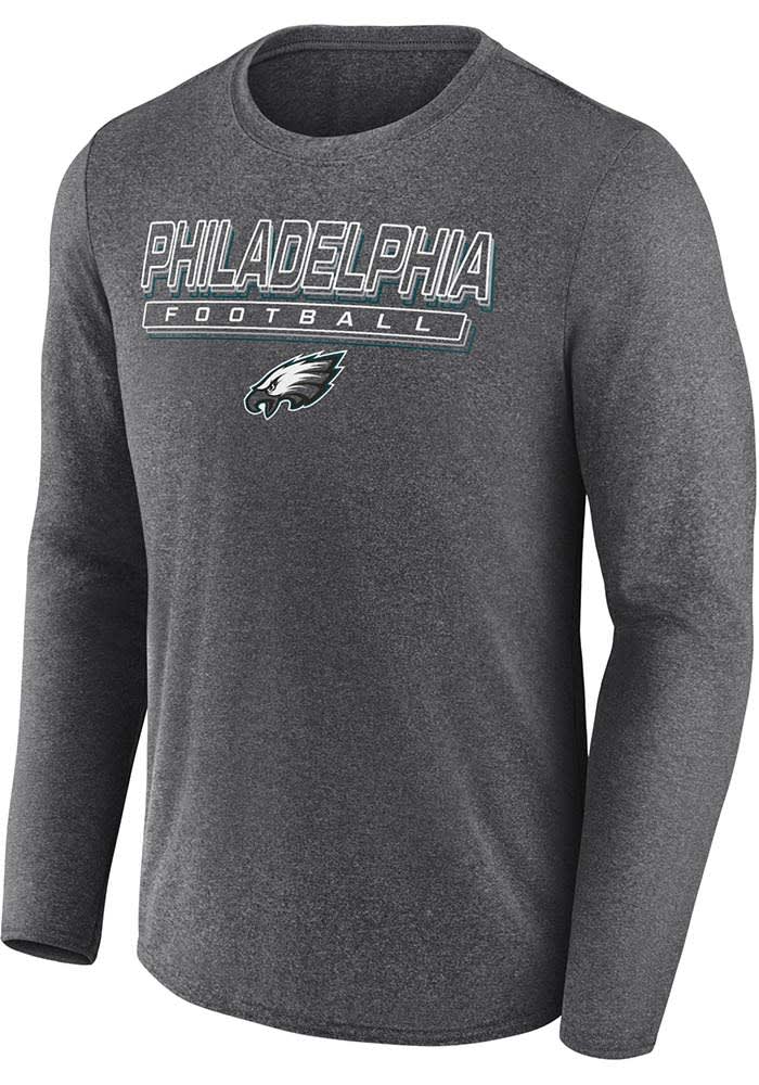 T-shirt à Manches Longues Philadelphia Eagles - Uni, Coupe Régulière - Jamais Porté