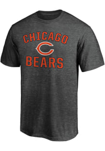Chicago Bears Charcoal Victory Arch Short Sleeve T Shirt
