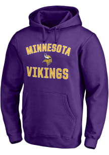 Minnesota Vikings Mens Purple Victory Arch Long Sleeve Hoodie