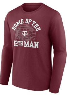 Texas A&amp;M Aggies Maroon Proud and Honored Long Sleeve T Shirt