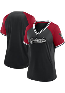 Arizona Diamondbacks Womens Glitz and Glame Fashion Baseball Jersey - Red