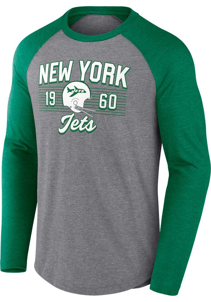 Green Bay Packers New Era Current Raglan Long Sleeve T-Shirt - Green