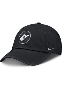 Nike West Virginia Mountaineers Alt Uniform Club Unstructured Adjustable Hat - Black