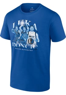 Luka Doncic Dallas Mavericks Blue MMQB Wk 4 Short Sleeve Fashion Player T Shirt