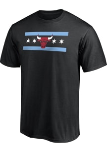 Chicago Bulls Black Post Up Short Sleeve T Shirt