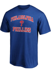 Philadelphia Phillies Blue Heart and Soul Short Sleeve T Shirt