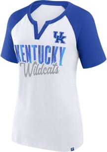Kentucky Wildcats Womens White Best Squad Short Sleeve T-Shirt