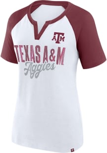 Texas A&amp;M Aggies Womens White Best Squad Short Sleeve T-Shirt